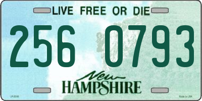 NH license plate 2560793