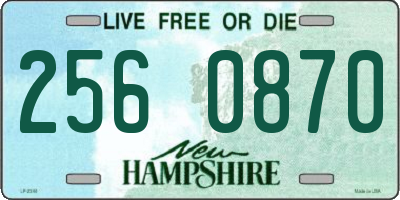 NH license plate 2560870