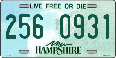 NH license plate 2560931