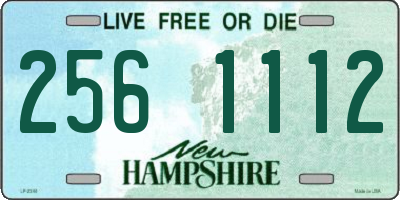 NH license plate 2561112