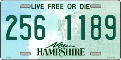NH license plate 2561189