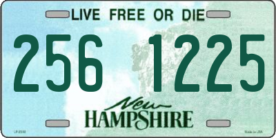 NH license plate 2561225