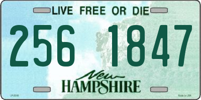 NH license plate 2561847