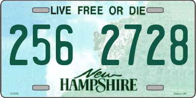 NH license plate 2562728