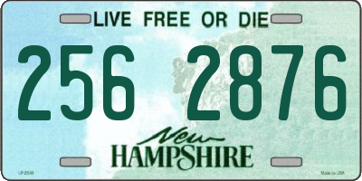 NH license plate 2562876