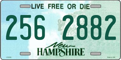 NH license plate 2562882