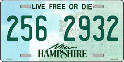NH license plate 2562932