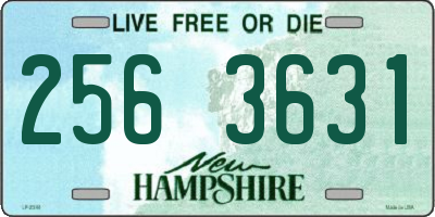 NH license plate 2563631
