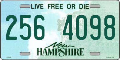 NH license plate 2564098