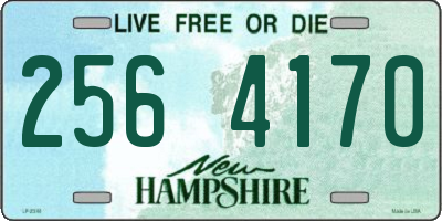 NH license plate 2564170