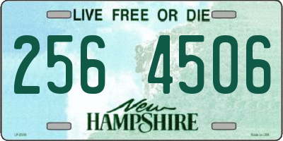 NH license plate 2564506