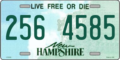 NH license plate 2564585