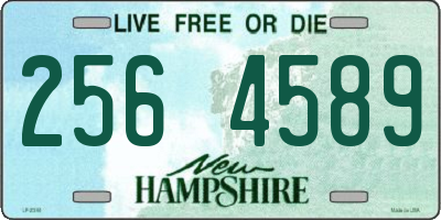 NH license plate 2564589