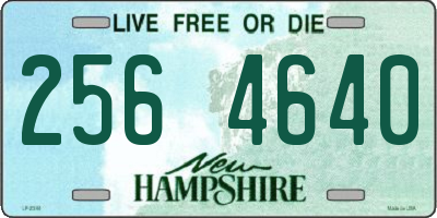 NH license plate 2564640