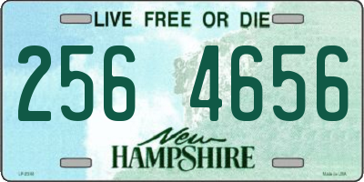 NH license plate 2564656