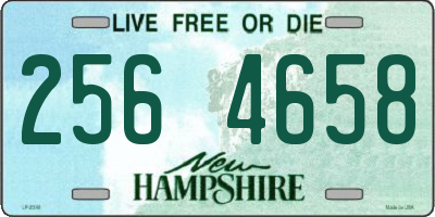 NH license plate 2564658