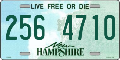 NH license plate 2564710