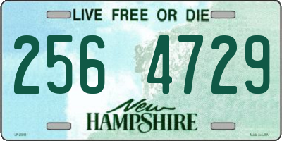 NH license plate 2564729