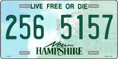 NH license plate 2565157