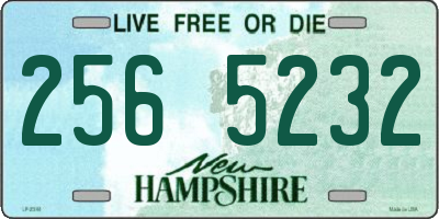 NH license plate 2565232