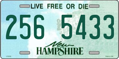 NH license plate 2565433