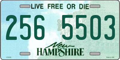 NH license plate 2565503