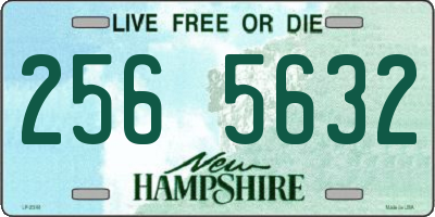 NH license plate 2565632
