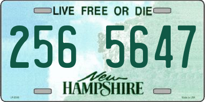 NH license plate 2565647