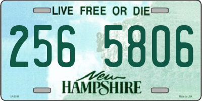NH license plate 2565806