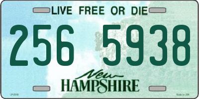 NH license plate 2565938