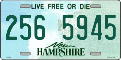 NH license plate 2565945