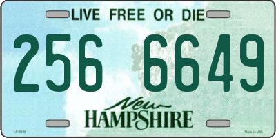 NH license plate 2566649