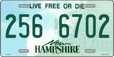 NH license plate 2566702