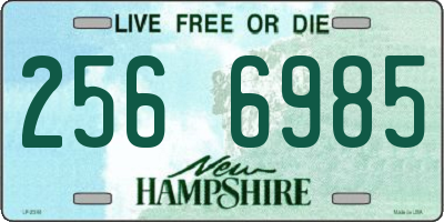 NH license plate 2566985