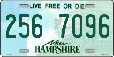 NH license plate 2567096
