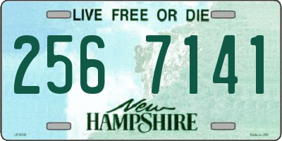 NH license plate 2567141