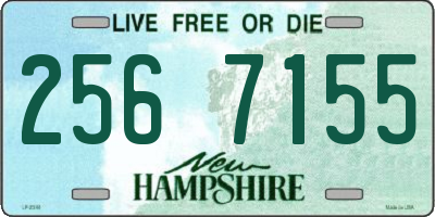 NH license plate 2567155