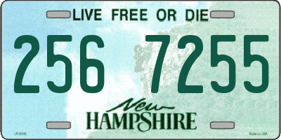NH license plate 2567255