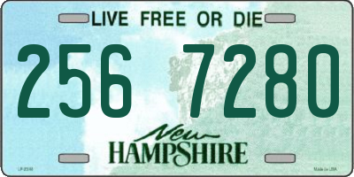 NH license plate 2567280