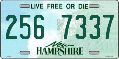 NH license plate 2567337