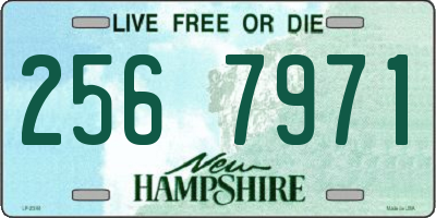 NH license plate 2567971