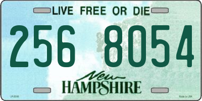 NH license plate 2568054