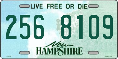 NH license plate 2568109