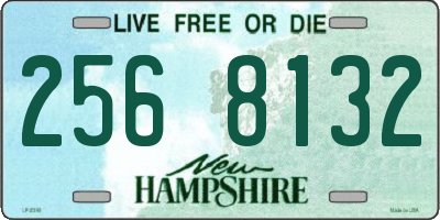 NH license plate 2568132