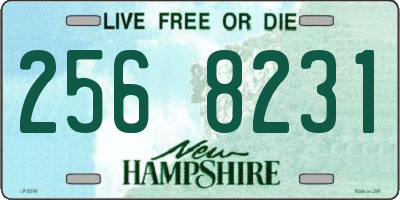 NH license plate 2568231