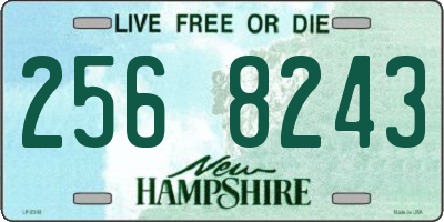 NH license plate 2568243
