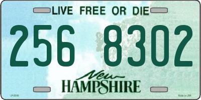NH license plate 2568302