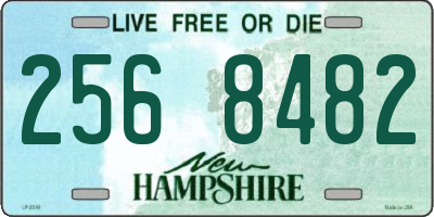NH license plate 2568482