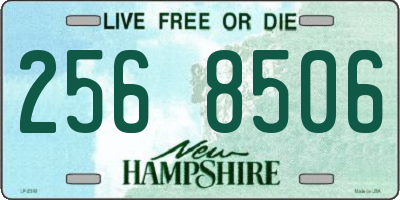 NH license plate 2568506