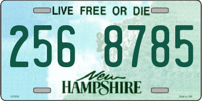 NH license plate 2568785